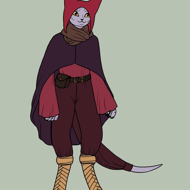 2026/05 Tabaxi grave cleric outfit design